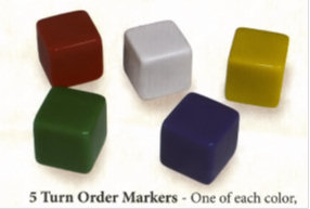 1812: The Invasion of Canada - Turn order blocks