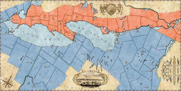1812: The Invasion of Canada - Map