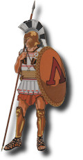 Battle Line Greek Soldier