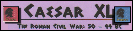 Caesar XL Board Game Review - Title Graphic