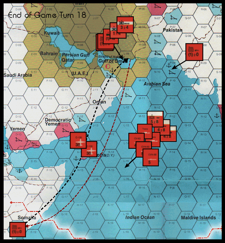 Gulf Strike Board Game