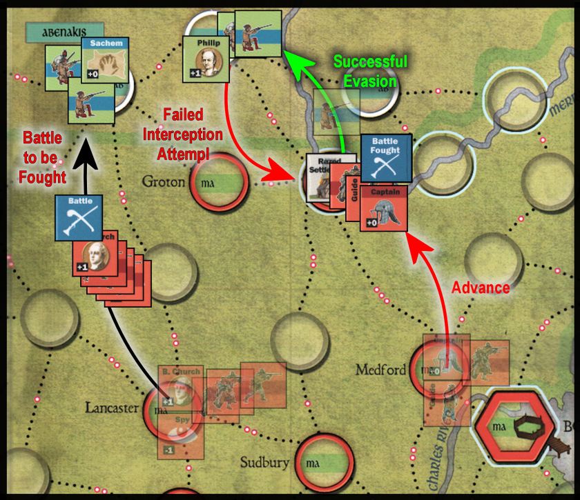 King Philip's War Board Game