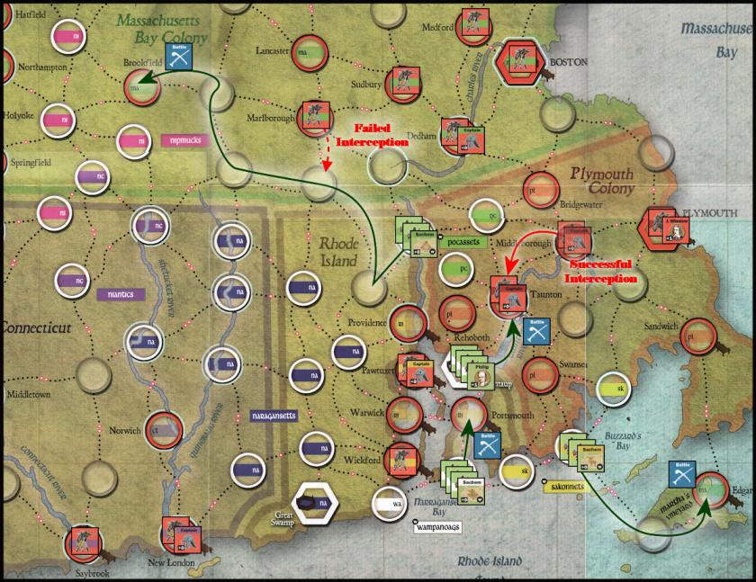 King Philip's War Board Game