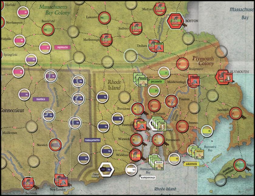King Philip's War Board Game