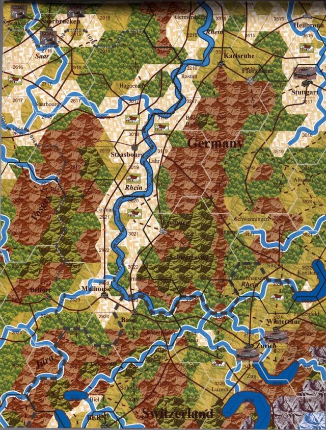 Western front map